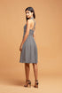 ARIANA Dress - B&W Stripe